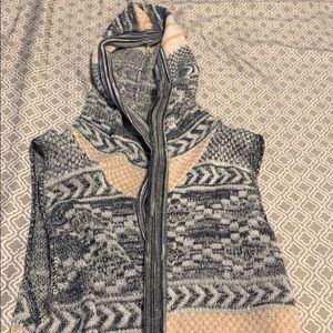 Sweater vest with hood never worn